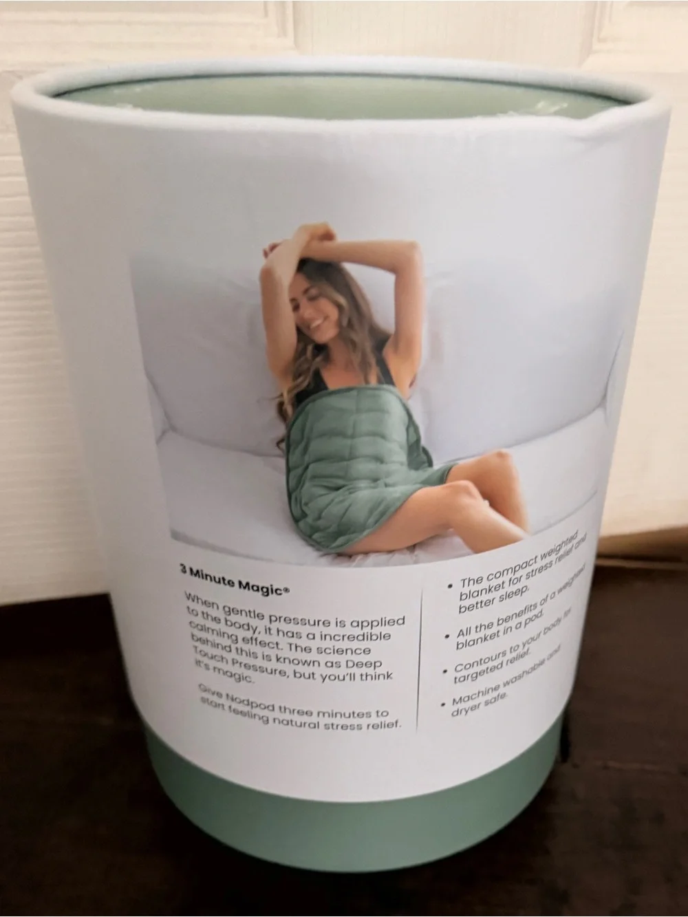Nodpod Body Weighted Blanket, Sage Green, NWT